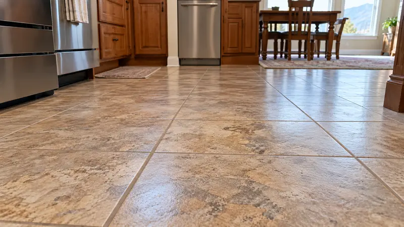 Reset dry tile after pinpointed under-slab repair