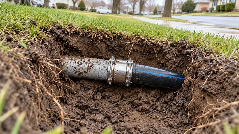 Dry replacement transition in the same curbside pit